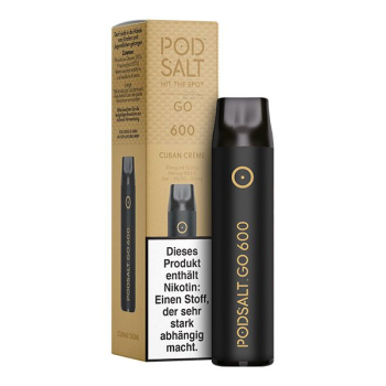 Pod Salt - Go 600 - Cuban Creme *Steuerware*